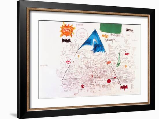 Untitled, 1986-Jean-Michel Basquiat-Framed Giclee Print