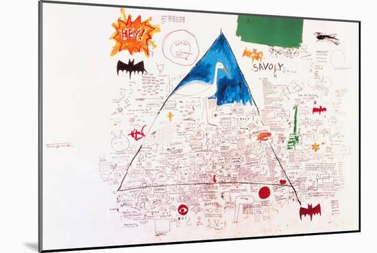 Untitled, 1986-Jean-Michel Basquiat-Mounted Giclee Print