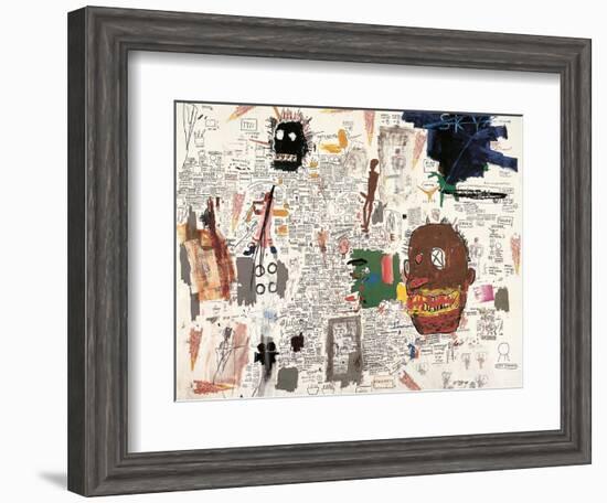 Untitled, 1987-Jean-Michel Basquiat-Framed Giclee Print