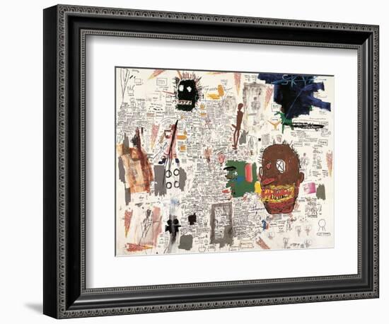 Untitled, 1987-Jean-Michel Basquiat-Framed Giclee Print