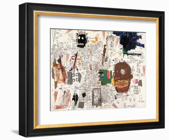 Untitled, 1987-Jean-Michel Basquiat-Framed Giclee Print