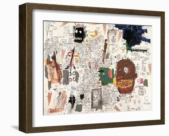 Untitled, 1987-Jean-Michel Basquiat-Framed Giclee Print