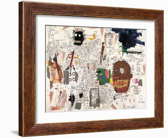 Untitled, 1987-Jean-Michel Basquiat-Framed Giclee Print