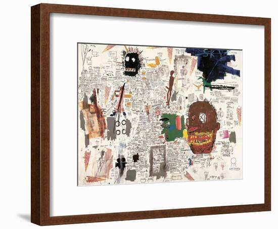 Untitled, 1987-Jean-Michel Basquiat-Framed Giclee Print