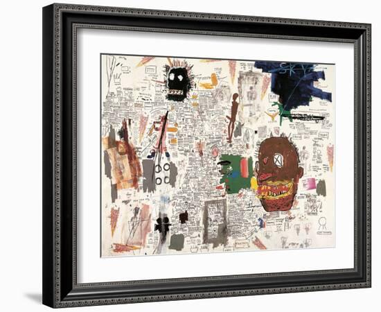 Untitled, 1987-Jean-Michel Basquiat-Framed Giclee Print