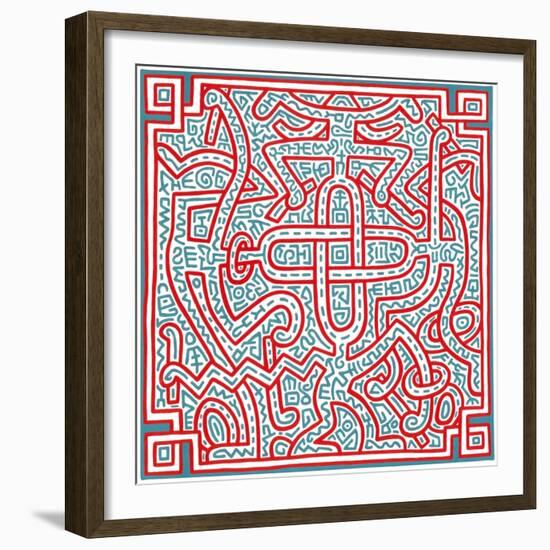 Untitled, 1989-Keith Haring-Framed Giclee Print