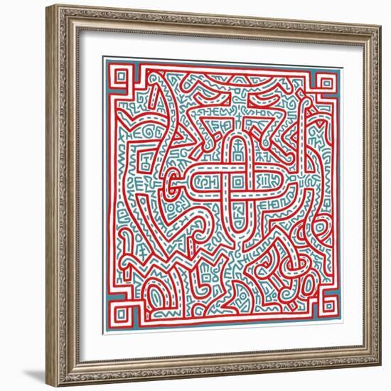 Untitled, 1989-Keith Haring-Framed Giclee Print