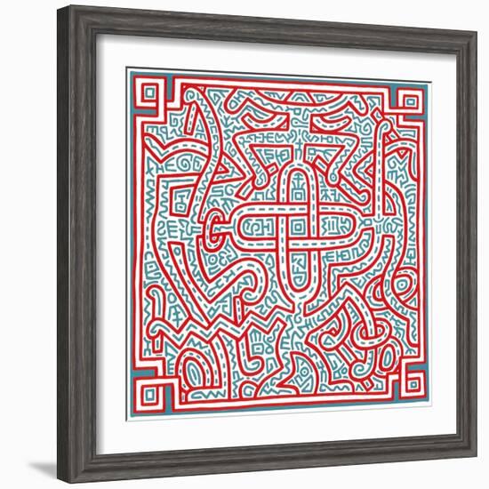 Untitled, 1989-Keith Haring-Framed Giclee Print