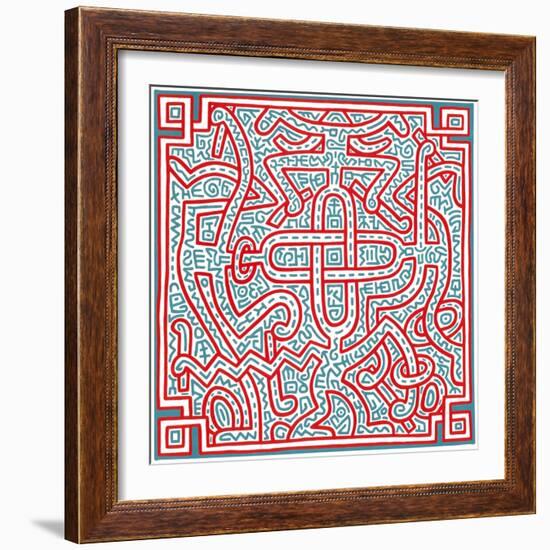 Untitled, 1989-Keith Haring-Framed Giclee Print
