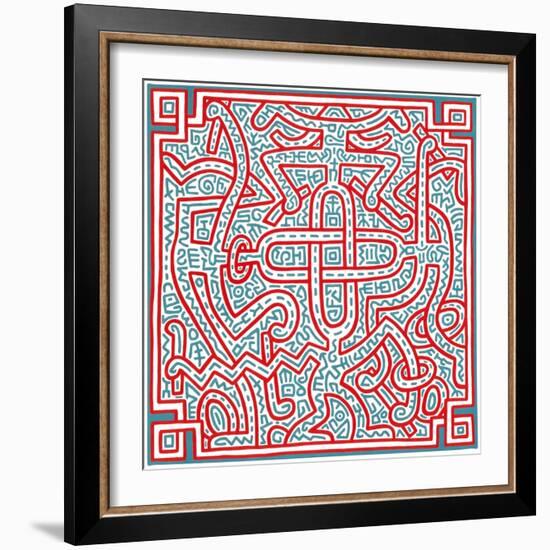 Untitled, 1989-Keith Haring-Framed Giclee Print
