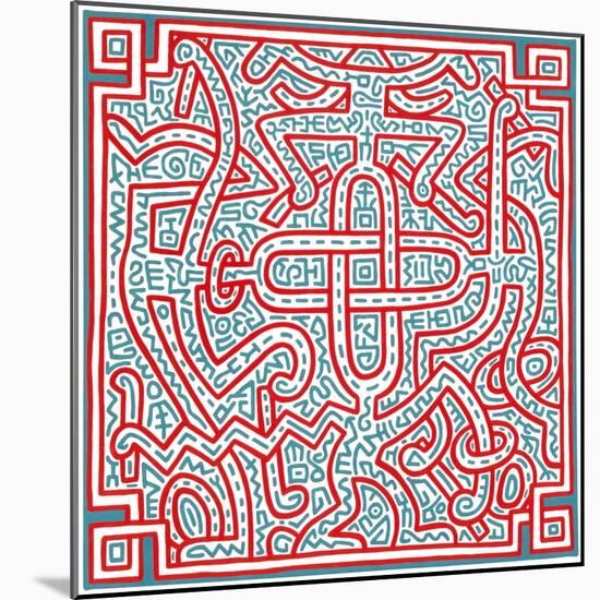 Untitled, 1989-Keith Haring-Mounted Giclee Print
