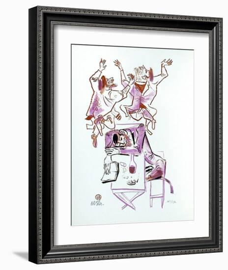Untitled 2 from the Shtetl Portfolio-William Gropper-Framed Limited Edition