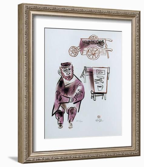 Untitled 22 from the Shtetl Portfolio-William Gropper-Framed Limited Edition