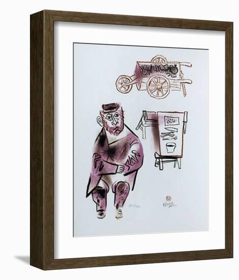 Untitled 22 from the Shtetl Portfolio-William Gropper-Framed Limited Edition