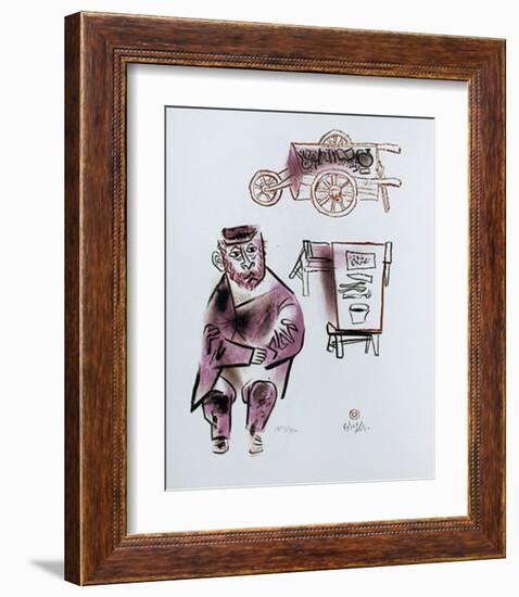 Untitled 22 from the Shtetl Portfolio-William Gropper-Framed Limited Edition