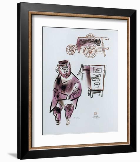 Untitled 22 from the Shtetl Portfolio-William Gropper-Framed Limited Edition