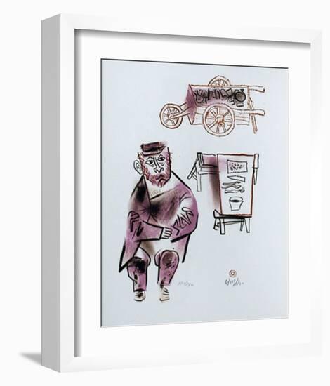 Untitled 22 from the Shtetl Portfolio-William Gropper-Framed Limited Edition