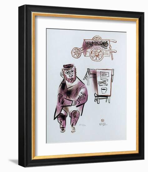 Untitled 22 from the Shtetl Portfolio-William Gropper-Framed Limited Edition