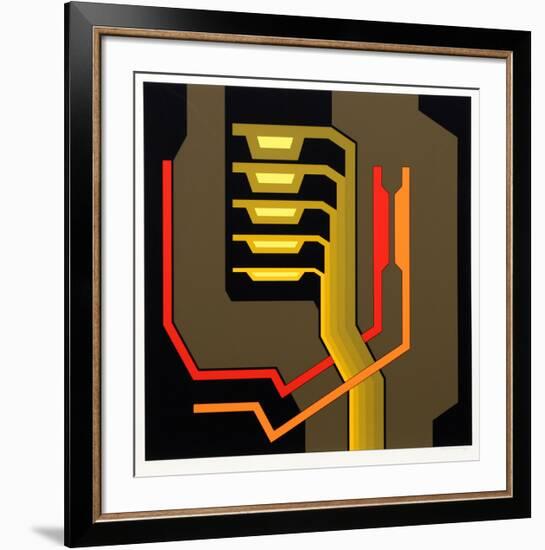 Untitled 2-Yves Millecamps-Framed Serigraph