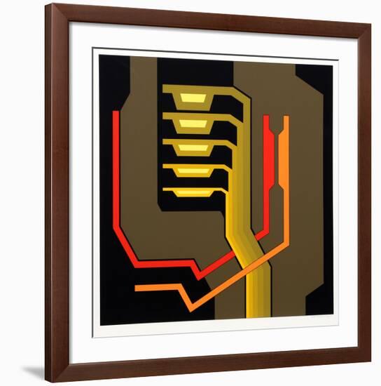 Untitled 2-Yves Millecamps-Framed Serigraph