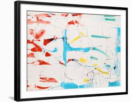 Untitled - Abstract in Primary Colors-Dimitri Petrov-Framed Limited Edition