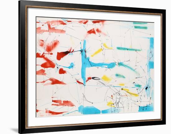 Untitled - Abstract in Primary Colors-Dimitri Petrov-Framed Limited Edition