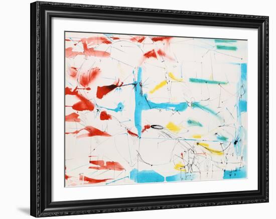 Untitled - Abstract in Primary Colors-Dimitri Petrov-Framed Limited Edition