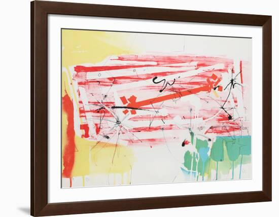 Untitled - Abstract with Sun-Dimitri Petrov-Framed Limited Edition