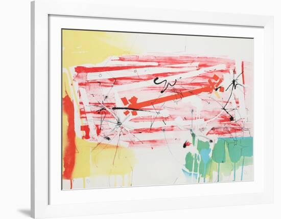 Untitled - Abstract with Sun-Dimitri Petrov-Framed Limited Edition