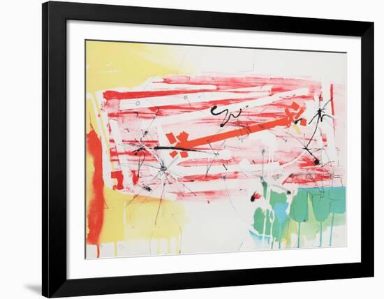 Untitled - Abstract with Sun-Dimitri Petrov-Framed Limited Edition