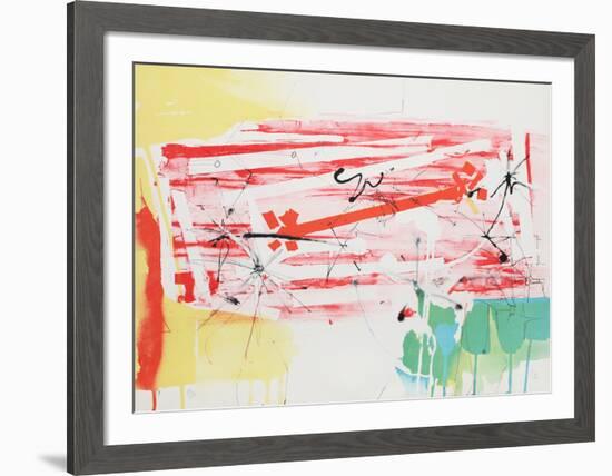 Untitled - Abstract with Sun-Dimitri Petrov-Framed Limited Edition