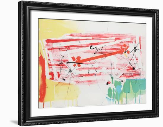 Untitled - Abstract with Sun-Dimitri Petrov-Framed Limited Edition