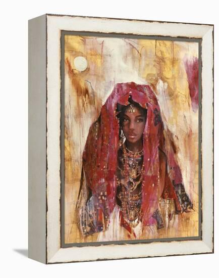 Untitled African Red Wrap-Marta Gottfried-Framed Premier Image Canvas