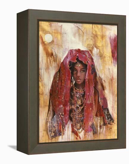 Untitled African Red Wrap-Marta Gottfried-Framed Premier Image Canvas