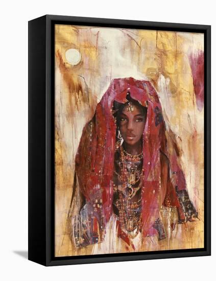 Untitled African Red Wrap-Marta Gottfried-Framed Premier Image Canvas