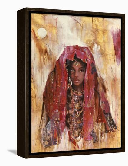 Untitled African Red Wrap-Marta Gottfried-Framed Premier Image Canvas