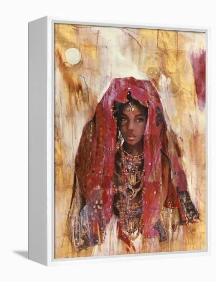 Untitled African Red Wrap-Marta Gottfried-Framed Premier Image Canvas