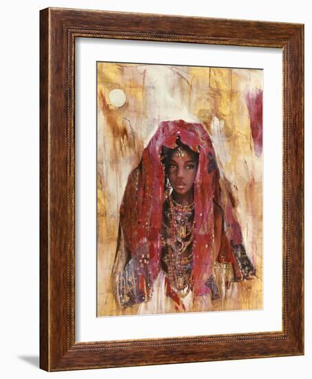 Untitled African Red Wrap-Marta Gottfried-Framed Giclee Print