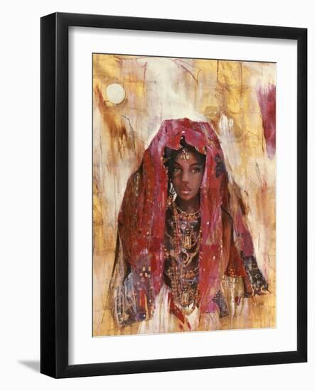 Untitled African Red Wrap-Marta Gottfried-Framed Giclee Print