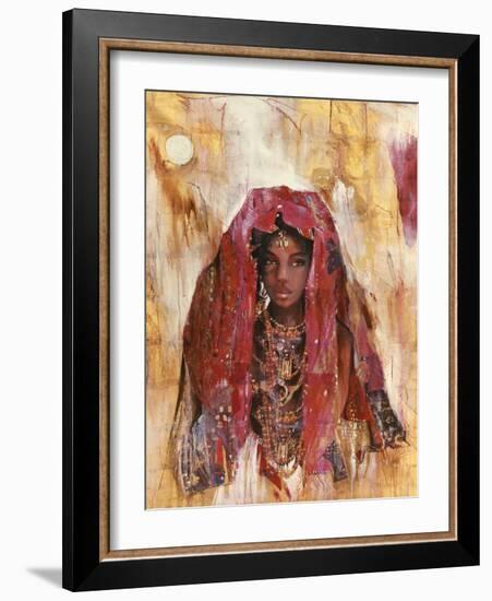 Untitled African Red Wrap-Marta Gottfried-Framed Giclee Print