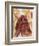 Untitled African Red Wrap-Marta Gottfried-Framed Giclee Print