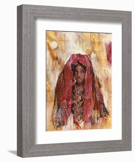 Untitled African Red Wrap-Marta Gottfried-Framed Giclee Print