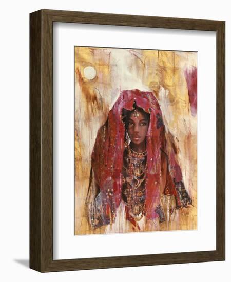 Untitled African Red Wrap-Marta Gottfried-Framed Giclee Print