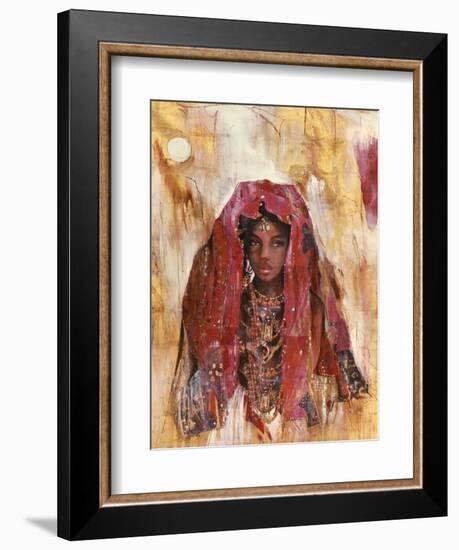 Untitled African Red Wrap-Marta Gottfried-Framed Giclee Print