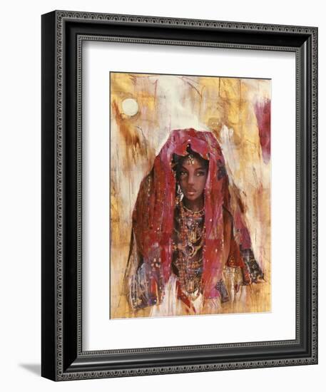 Untitled African Red Wrap-Marta Gottfried-Framed Giclee Print