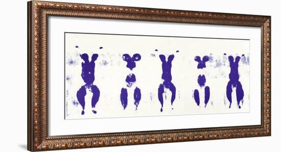 Untitled, Anthropometry, c.1960 (ANT100)-Yves Klein-Framed Serigraph