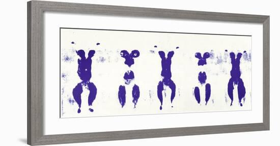 Untitled, Anthropometry, c.1960 (ANT100)-Yves Klein-Framed Serigraph