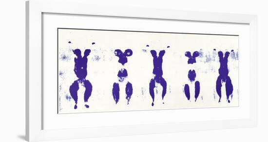 Untitled, Anthropometry, c.1960 (ANT100)-Yves Klein-Framed Serigraph