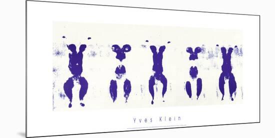 Untitled, Anthropometry, c.1960 (ANT100)-Yves Klein-Mounted Serigraph