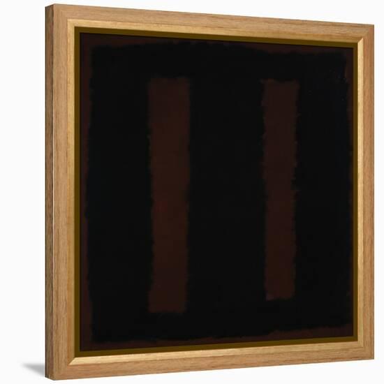 Untitled {Black on Maroon} [Seagram Mural Sketch]-Mark Rothko-Framed Premier Image Canvas